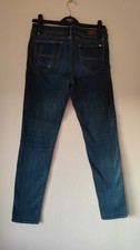 Fab Musto Slim Fit blue jeans 10 R Leg 27  skinny 