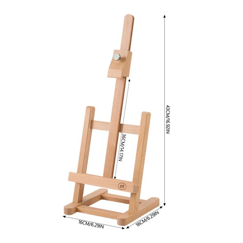 Beech wood tabletop - beech, easel