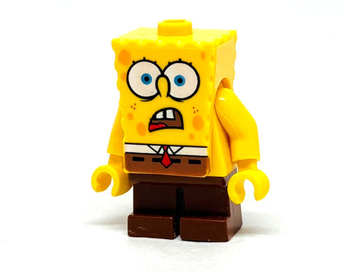 Lego shocked spongebob - lego,