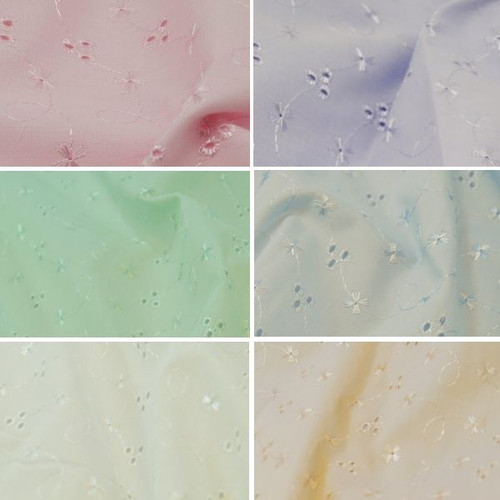 Broderie anglais fabric hole - 3,