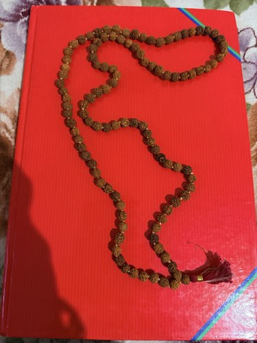 Rudraksha mala rosary necklace - rudraksha,