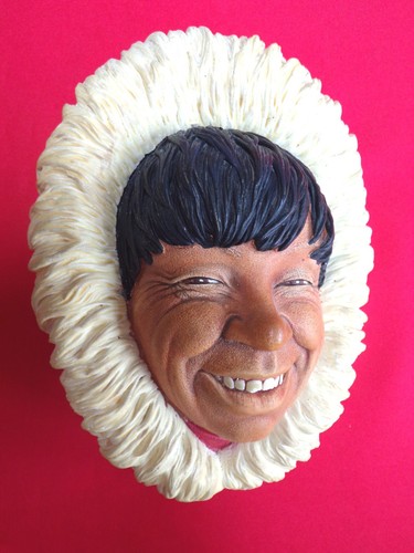 Bossons eskimo chalkware - chalkware, head