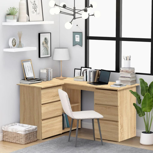 Modern wooden home office - modern,