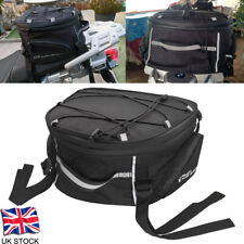 Motorcycle Helmet Tail Bag Luggage Pack Seat Waterproof Rear Box Storage Saddles