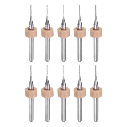 10pcs end mill - 0.8mm, solid