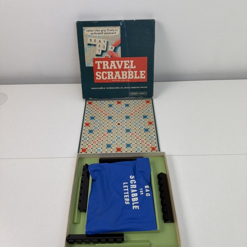 Vintage travel scrabble game - vintage,