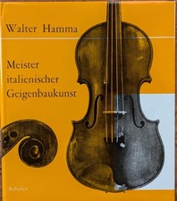Italian Violin makers : Maitres Luthiers Italiens book by Walter Hamma  HB DJ