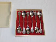 Retro Set 6 Stainless Steel Small Spoons Gero Zilmeta Letters / Initials Holland