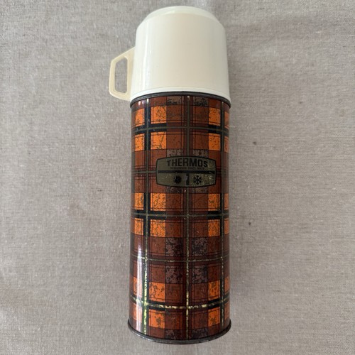 Vintage thermos flask - thermos, green