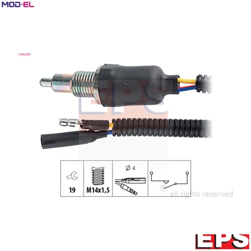 Switch reverse light 860 093 - reverse, 1.860.093