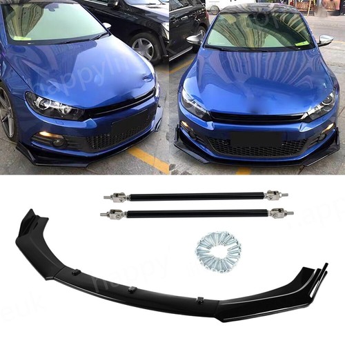 Front bumper lip kit spoiler - front,