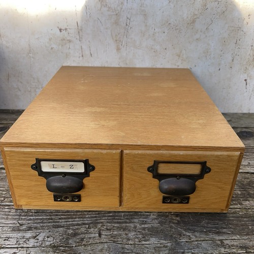 Vintage oak library - vintage,