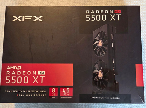 Xfx amd radeon 5500 8gb - xfx,