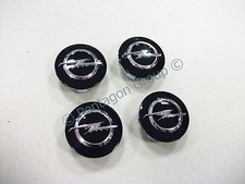 New Genuine Opel Astra J Mk 6 2010- Black Alloy Wheel Centre Caps X4 13395741