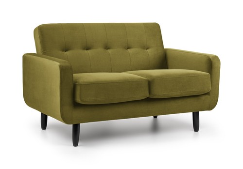 Olive green velvet - green, sofa