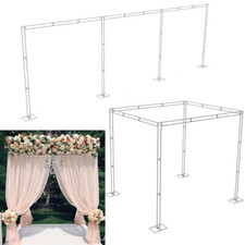 3M High Double Drape Booth Ceremony Wedding Paviliion Drape Stand Piping Frame