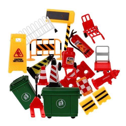 Pcs mini road signs - road,