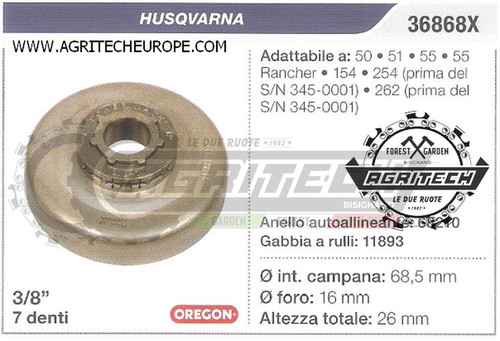 36868x oregon sprocket - 36868x,