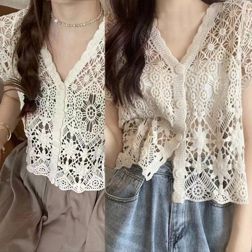 Women lace shrug cardigan - lace,