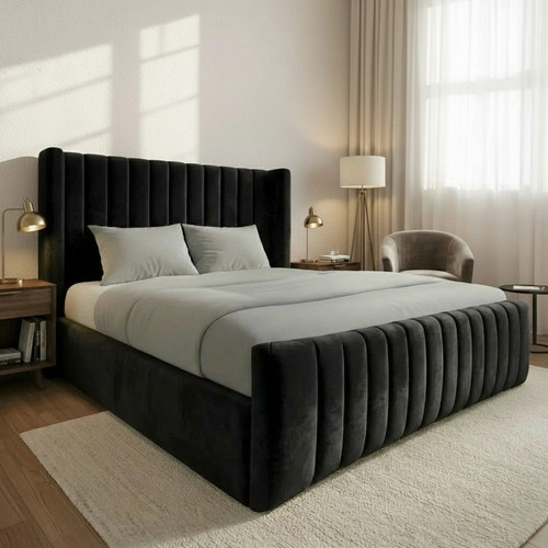 Luxury winged panel bed - panel,