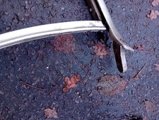 classic car windscreen frame austin healey etc ? alloy x128 complete