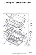 Land Rover Genuine Cable Assembly Sunroof Drive Fits Freelander EGY100191