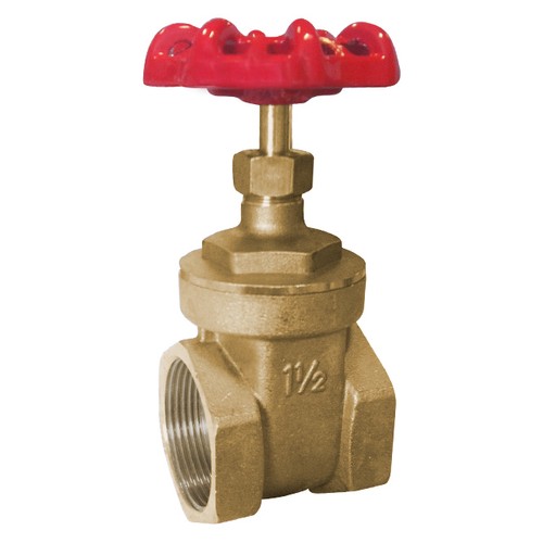 Brass gate valve - brass,