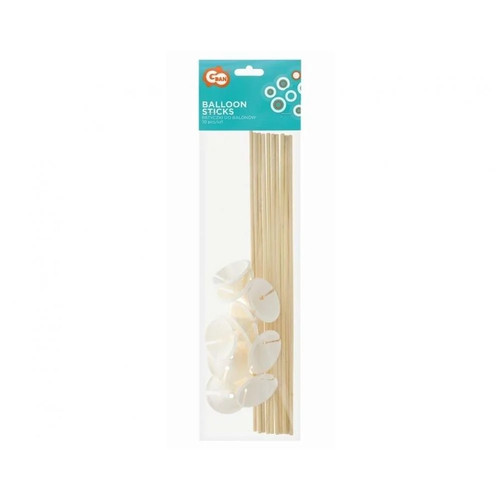 Balloon sticks with clips - balloon, +