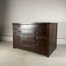 Antique Stained Pine 5 Drawer
