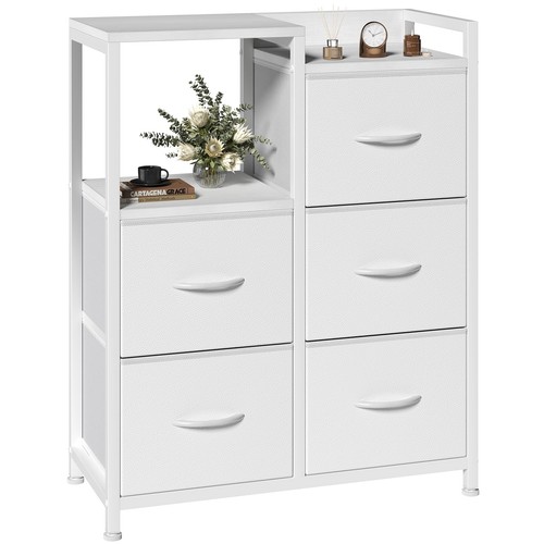 Fabric drawers dresser - fabric, with