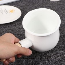  Nonstick Small Pot Enamel Milk Pan Kitchen Cooking Mini Saucepan