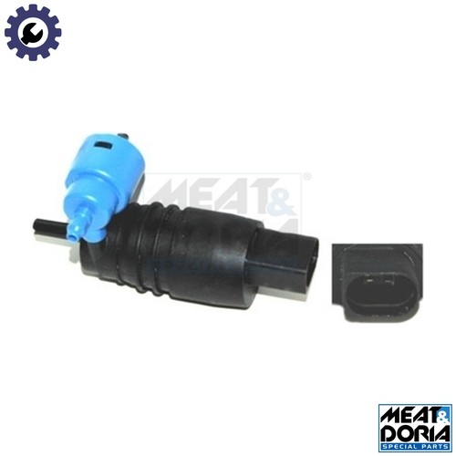 Washer fluid pump window - washer,