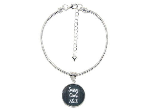 Sissy cumslut anklet euro - cumslut,