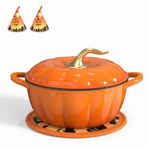 5qt pumpkin dutch - pumpkin, pot