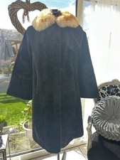 Vintage Faux Astrakhan Coat