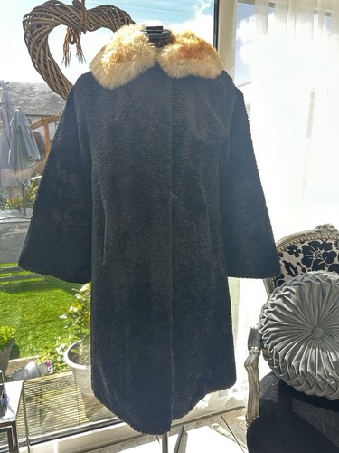 Vintage faux astrakhan - vintage,