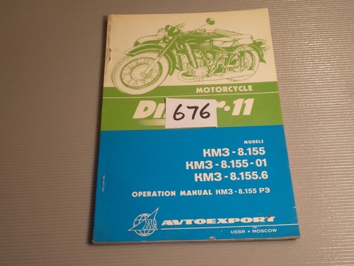 Dnepr mt11 operation manual - dnepr,