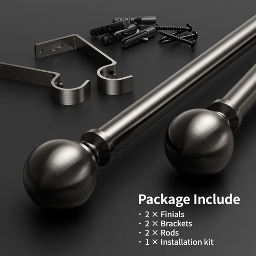 Extendable curtain poles for - curtain,