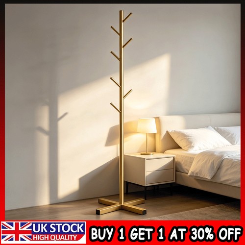Metal coat stand tree hallway - coat,
