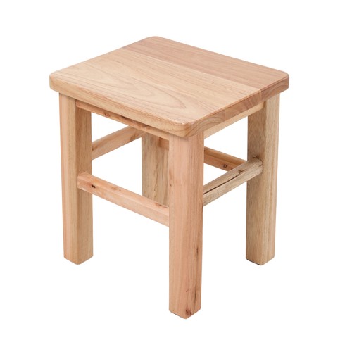 Solid beech wood milking stool - beech,