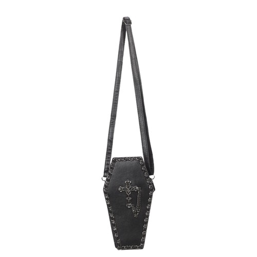 Black gothic coffin - black,