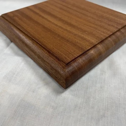 Solid mahogany display - mahogany, plinth