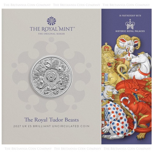 2027 royal mint tudor - tudor, beasts