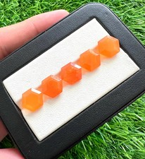 Natural Faceted Coroline 7MM Hexagon Shape Cut 10Pcs Lot For Jewellery Making