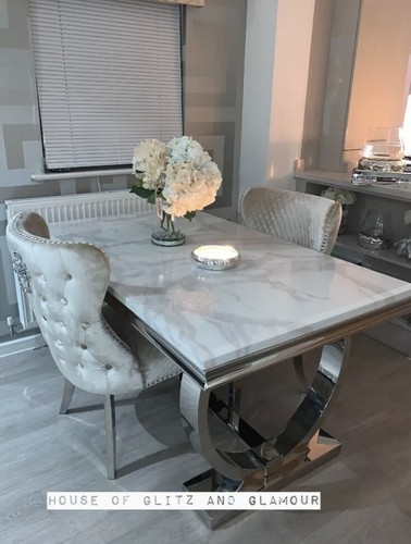 Marble dining table brand - dining, new