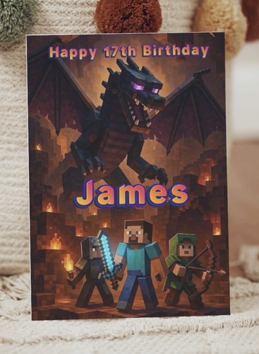 Minecraft personalised - minecraft,