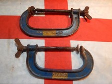 Vintage Butterfly Record NO 6 G CLAMPS   Made In  England FREE P&P