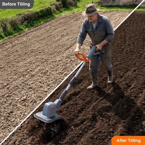 Electric tiller cultivator - electric,