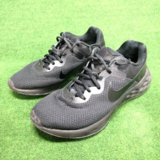 Nike Revolution 6 Womens / Mens Running Shoes Trainers Triple Black UK 6.5