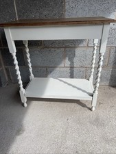 Small  Handmade Antique Wooden Table Side Table Plant Display Table